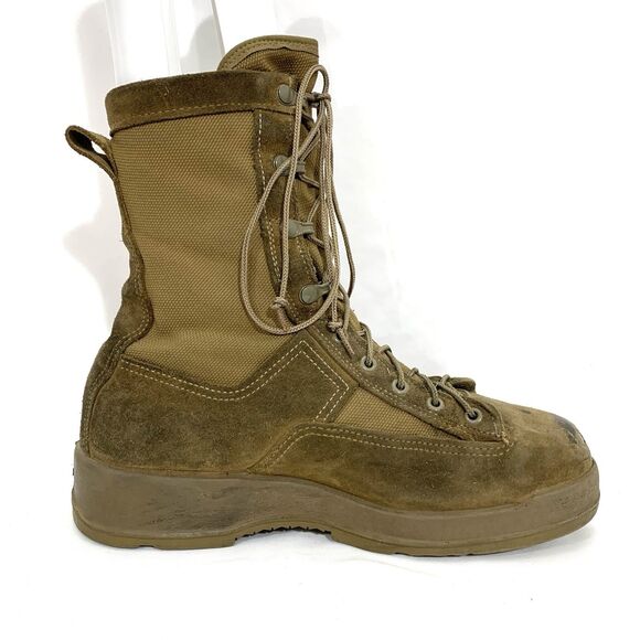 Belleville 330 COY ST Steel Toe Wide Combat Boots Reg Desert Tan Military SZ 9 W - Picture 3 of 14